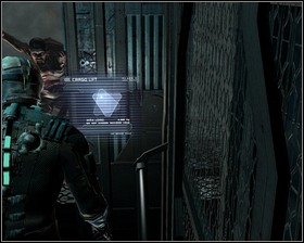 The emergency exit marked with a green arrow should be open now - New Arrivals Part 1 | Walkthrough - Walkthrough - Dead Space Game Guide & Walkthrough