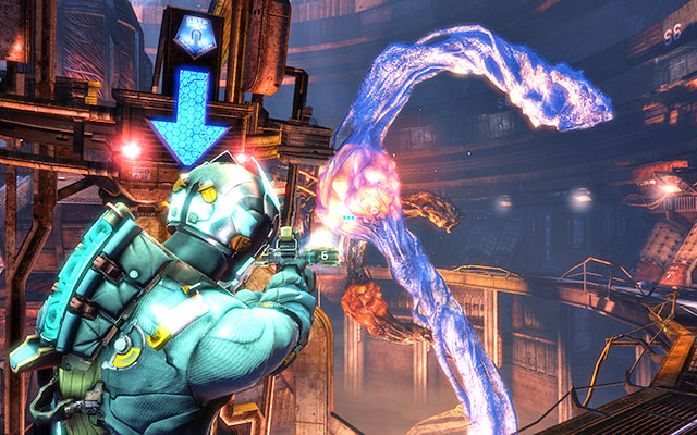 Take the elevator and ride it down - Decipher the message in the Admirals Quarters | 4: Historys Ember - 4: Historys Ember - Dead Space 3 Game Guide