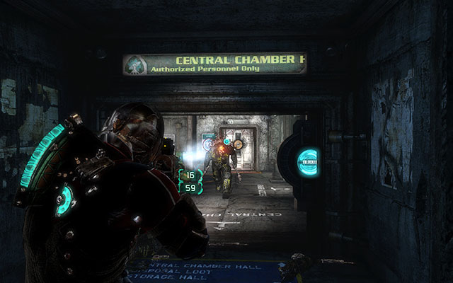 In the next room youll find a workbench and several lockers - Recover anything that survived the purge | Side missions: Disposal Services - Side missions: Disposal Services - Dead Space 3 Game Guide