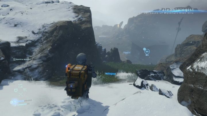 Your job is to deliver the bomb to the Paleontologist - Chapter 8 - Heartman | Death Stranding Walkthrough - Main story - Death Stranding Guide