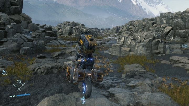 You can ride through the first part of the route on a motorcycle - Chapter 5 - Mama | Death Stranding Walkthrough - Main story - Death Stranding Guide