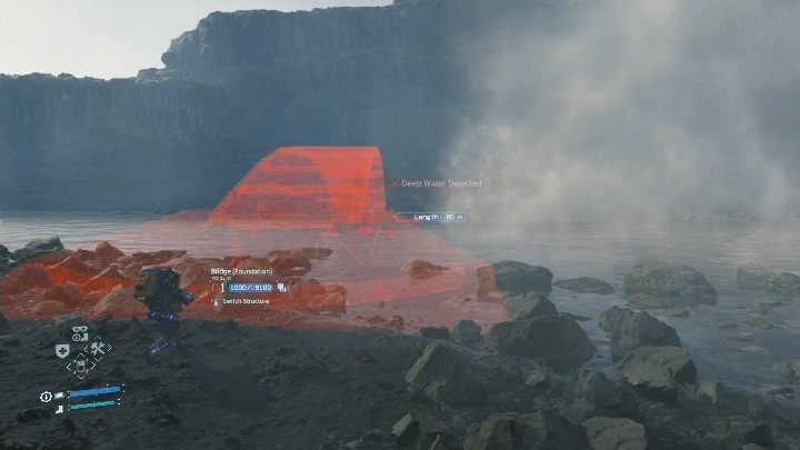 Remember not to enter the water, especially with while using the motorcycle - Chapter 5 - Mama | Death Stranding Walkthrough - Main story - Death Stranding Guide