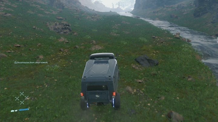 Where the mission begins: Distribution Center North of the Mountain Knot City - Chapter 5 - Mama | Death Stranding Walkthrough - Main story - Death Stranding Guide