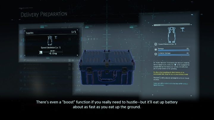 As a reward you will receive an exoskeleton - Chapter 3 - Fragile | Death Stranding Walkthrough - Main story - Death Stranding Guide