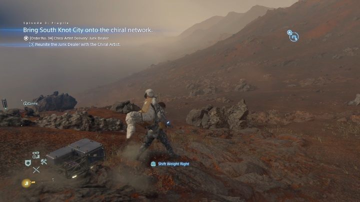 Where the mission begins: Chiral Artist - Chapter 3 - Fragile | Death Stranding Walkthrough - Main story - Death Stranding Guide