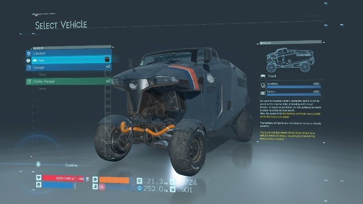 As a reward for completing the task, you will receive the first four-wheeled vehicle - Chapter 3 - Fragile | Death Stranding Walkthrough - Main story - Death Stranding Guide