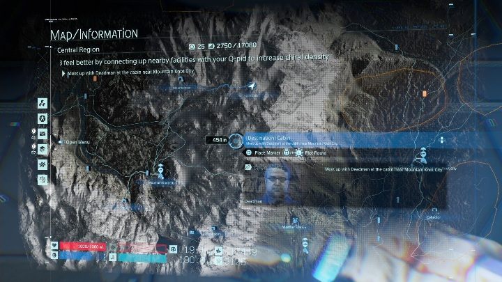 If you have completed all orders available in this chapter, then move to the location marked on the screenshot above - Chapter 6 - Deadman | Death Stranding Walkthrough - Main story - Death Stranding Guide