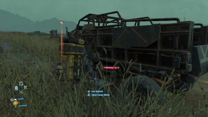 Once the batteries are depleted, go to one of the enemy camps and steal their car - Chapter 10 - Die-Hardman | Death Stranding Walkthrough - Main story - Death Stranding Guide