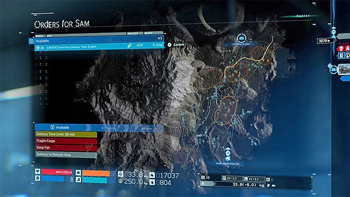 Sam will have to turn himself into a pizza boy several times during the course of the game - How to deliver a pizza in Death Stranding? - Puzzles - Death Stranding Guide