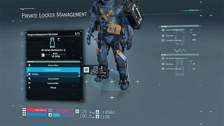 After completing order no - How to get an exoskeleton in Death Stranding? - Exploration and cargo transportation - Death Stranding Guide