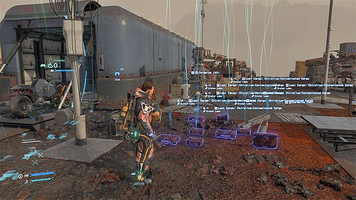 When you get there, look for chiralium-contaminated cargo lying near the building with the terminal - Public Service Porter trophy | Death Stranding - Trophy Guide - Death Stranding Guide