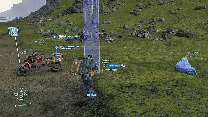 Games intro depicts Sam travelling on a motorcycle, but the main character loses this magnificent machine almost immediately - Vehicles and means of transport in Death Stranding - Basics - Death Stranding Guide