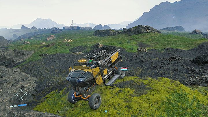 Obtaining a truck is less of a problem than getting a motorcycle - Vehicles and means of transport in Death Stranding - Basics - Death Stranding Guide