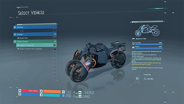 The methods described above are not the only ones which will allow you to get a motorcycle or a truck - Vehicles and means of transport in Death Stranding - Basics - Death Stranding Guide