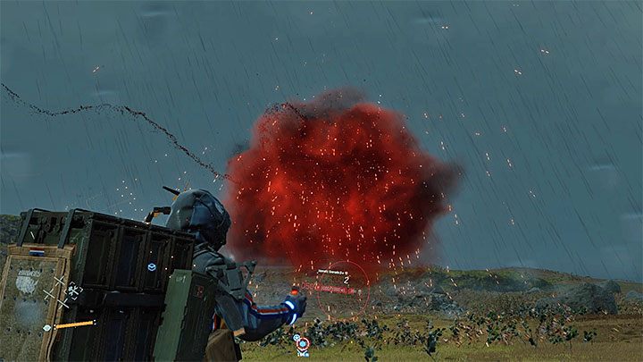 Once you locate a BT, you can throw a grenade at it - How to get the first weapons in Death Stranding? - Combat - Death Stranding Guide