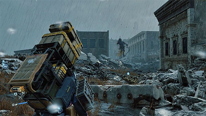 The scanner initially blinks white, but once you are near a BT, it will turn orange - What role does BB (Bridge Baby) play in Death Stranding? - Exploration and cargo transportation - Death Stranding Guide