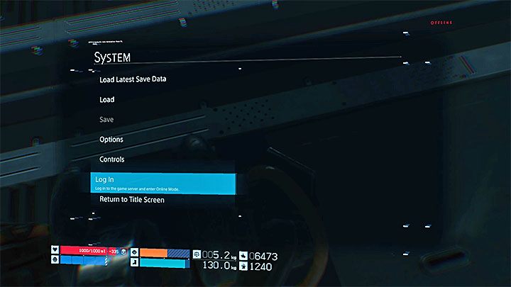 If you started an online game and lost your connection for some reason, you can try to log back to the game servers - Is multiplayer mandatory in Death Stranding? - Multiplayer and social elements - Death Stranding Guide
