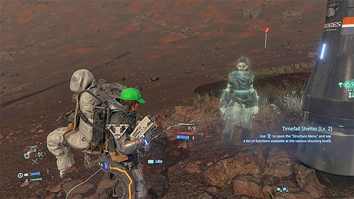 If you are playing online, you can find the structures of other players - How to create holograms in Death Stranding? - Multiplayer and social elements - Death Stranding Guide