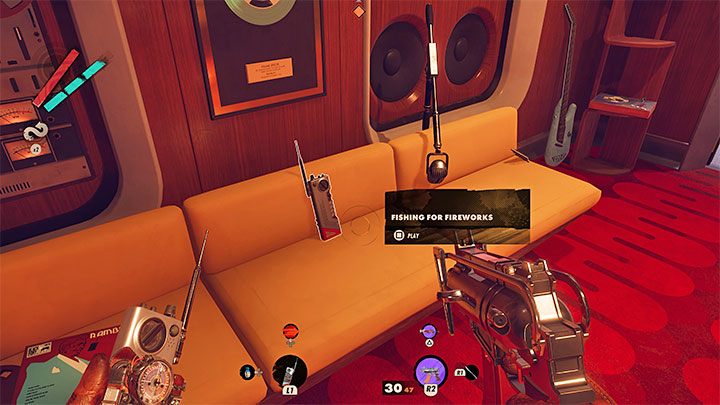 In the end, you have to take care of examining Frank's studio - the smaller room in which the eliminated Visionary was before the fight - Deathloop: Ballad of Ramblin Frank - walkthrough - Visionary Leads - Deathloop Guide