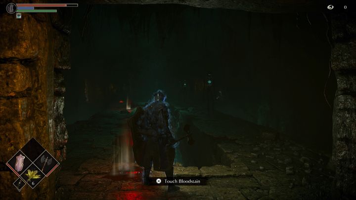 After acquiring items, go down - Demons Souls Remake: The Ritual Path (4-2) - walkthrough - Temple of Storms (Region 4) - Demons Souls Remake Guide