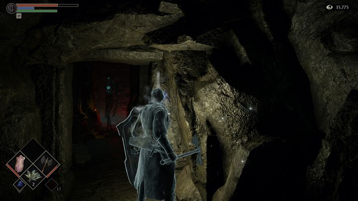 Then go into the cave and defeat another ghost - Demons Souls Remake: The Ritual Path (4-2) - walkthrough - Temple of Storms (Region 4) - Demons Souls Remake Guide