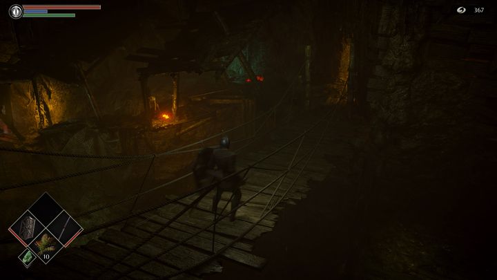 When you pass through the fog, you will find an item to your left - Demons Souls Remake: Depraved Chasm (5-1) - walkthrough - Valley of Defilement (Region 5) - Demons Souls Remake Guide