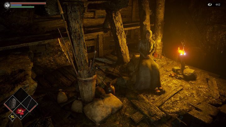 There's a way down in this room, too - Demons Souls Remake: Depraved Chasm (5-1) - walkthrough - Valley of Defilement (Region 5) - Demons Souls Remake Guide