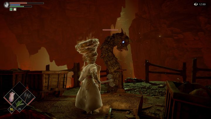 A new enemy will come out from the ground - Demons Souls Remake: The Tunnel City (2-2) - walkthrough - Tunnel of the Stone Fang (Region 2) - Demons Souls Remake Guide