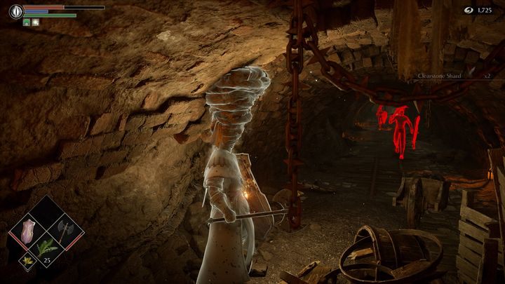 Go up through the tunnel to the next one - Demons Souls Remake: The Tunnel City (2-2) - walkthrough - Tunnel of the Stone Fang (Region 2) - Demons Souls Remake Guide