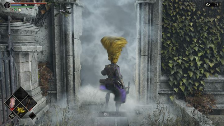 Then, return to the place where you saw the crossbow enemies - Demons Souls Remake: Inner Ward (1-3) - walkthrough - Boletarian Palace (Region 1) - Demons Souls Remake Guide