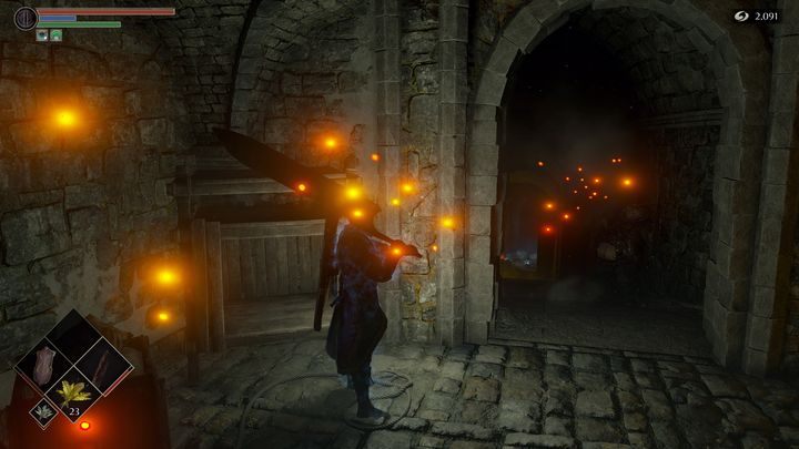 After opening the door, go downstairs, but watch out for the official guarding the cell - Demons Souls Remake: Biorr - how to save? - FAQ - Demons Souls Remake Guide