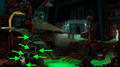 Move to the Left Window and use the Crank on the left to open the French Door - Go to Elysium to save Deponia | Part 3 - Lower Ascension Station - Part 3 - Lower Ascension Station - Deponia Game Guide & Walkthrough