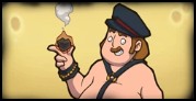 Sadist - for dumping the coal five times into the Elder Uns crotch before you attach his hand to the grate in sauna in Elysium in the third chapter - Achievements - Bonuses - Deponia Doomsday - Game Guide and Walkthrough
