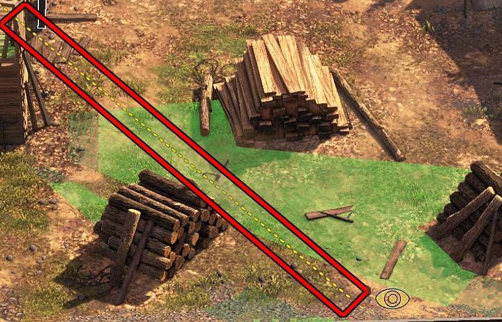 In Desperados III there is also a more advanced and extremely useful mechanics of creating field of view markers - Desperados 3: Exploration and sneaking - Basics - Desperados 3 Guide