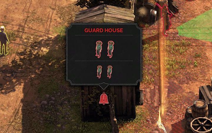 Try to avoid triggering alarms as you play through the game - Desperados 3: Exploration and sneaking - Basics - Desperados 3 Guide