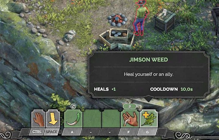 Isabelle has healing herbs that can be used to renew 1 fragment of the health bar - Desperados 3: Wounded hero - how to cure? - FAQ - Desperados 3 Guide