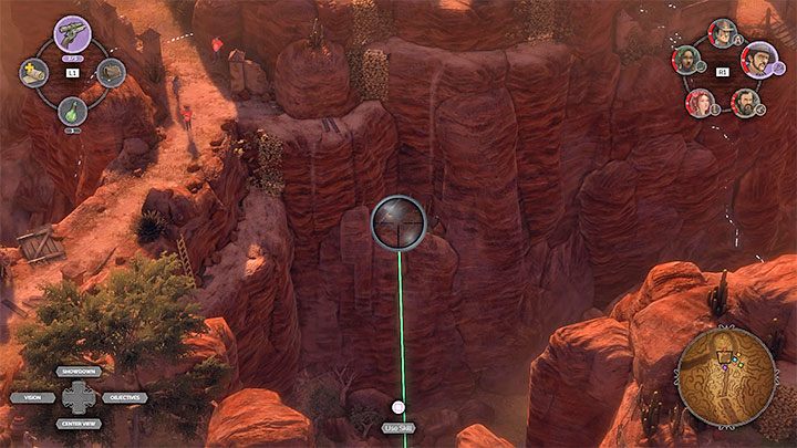 Place McCoy on the bridge south of the Golden Chicken and use the sniper rifle to shoot it - Desperados 3: Golden chickens - list - Trophies/Achievements - Desperados 3 Guide