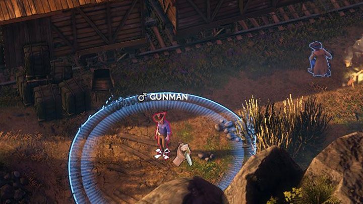 You start the mission in the eastern end of the map (M2,1), right after exiting the last car - Desperados 3: Save McCoy - mission 2, walkthrough - Mission 2 - Running Late on Payday - Desperados 3 Guide