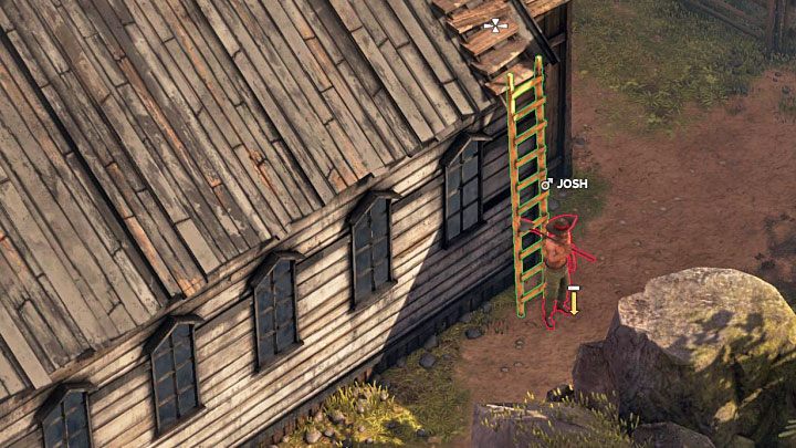 To the left of the church there is a funeral (M3,17) and it is best not to wait until it is over - Desperados 3: Kill The Duke and return to the saloon - mission 3, walkthrough - Mission 3 - Troublemakers in Flagstone - Desperados 3 Guide