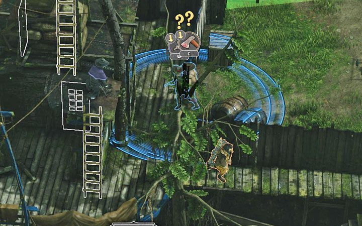 Sabotaging the Queen is not easy, because the barrel is on the highest deck of the ship (M11,18) and is guarded by the aforementioned Long Coat - Desperados 3: Infiltrate and set fire to the Queen - mission 11, walkthrough - Mission 11 - Burn the Queen - Desperados 3 Guide