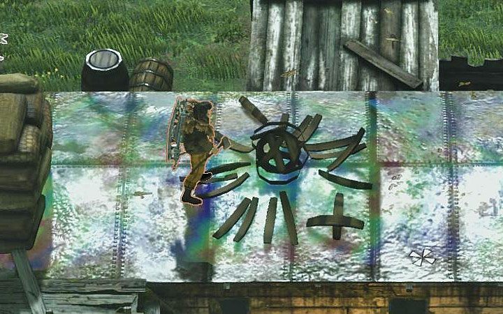 The last enemy from the northern camp guards two boxes of ammunition (M11, 7) - Desperados 3: Infiltrate and set fire to the Queen - mission 11, walkthrough - Mission 11 - Burn the Queen - Desperados 3 Guide