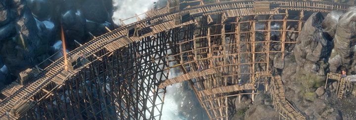 Mission 6 (The Bridge at Eagle Falls) takes place in an area where the title railroad bridge is located - Desperados 3: Mission 6 - map, badges - Mission 6 - The Bridge at Eagle Falls - Desperados 3 Guide