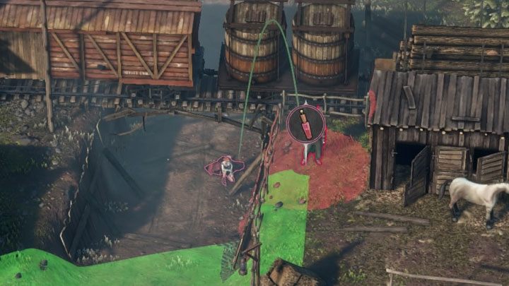 Your first task is to head towards the shooting range (M6,3) - Desperados 3: Find the dynamite, option 1 - mission 6, walkthrough - Mission 6 - The Bridge at Eagle Falls - Desperados 3 Guide