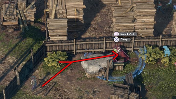 The square (M6,11) is patrolled by a single Long Coat opponent and he is the most serious threat here - Desperados 3: Find the dynamite, option 1 - mission 6, walkthrough - Mission 6 - The Bridge at Eagle Falls - Desperados 3 Guide