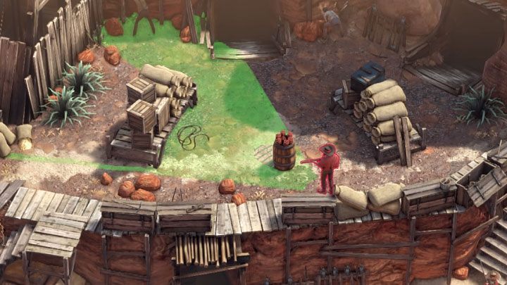 This and the challenge described above are mutually exclusive - Desperados 3: Mission 13 - map, badges - Mission 13 - A Cart Full of Gunpowder - Desperados 3 Guide