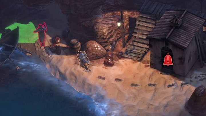 The second option is much better and involves using a cave passage (M15,13) - Desperados 3: Distract guests with a garden device - mission 15, walkthrough - Mission 15 - A Captain of Industry - Desperados 3 Guide