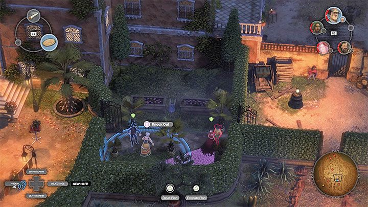The second location you should secure is the area at the back of the garden next to the property - Desperados 3: Distract guests with fireworks - mission 15, walkthrough - Mission 15 - A Captain of Industry - Desperados 3 Guide