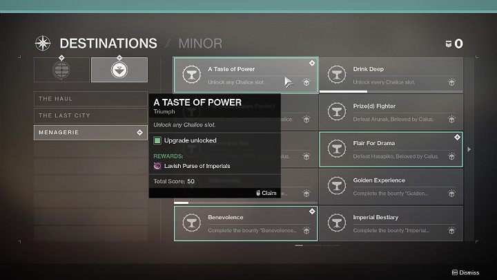 1 - Destiny 2: The Invitation - how to claim the Triumph Menagerie reward? - Destiny 2: FAQ - Destiny 2 Game Guide