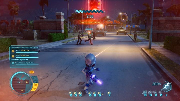 The second wave lasts 3 minutes - Destroy All Humans 2020: Suburb of Damned - Waves, walkthrough - Walkthrough - Destroy All Humans Remake Guide
