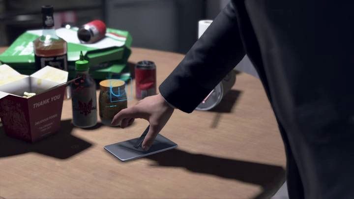 The kitchen table contains a photograph of Hanks son - relevant to the further dialogues - Russian Roulette | Connor | Detroit Become Human Walkthrough - Connor Walkthrough - Detroit Become Human Guide